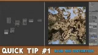Blender Quick Tip #1 | Blur and Distortion in Cycles Materials