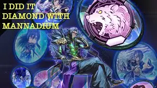 I hit Diamond in Master Duel with Mannadium