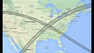 X Marks the Spot: Paths of Two Rare Solar Eclipses Cross Over New Madrid Fault Region