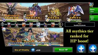 Neo Monsters - Best Mythics to HP boost (ranking all 90)