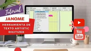Janome Chile - Herramienta de texto Artistic Digitizer