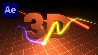 Create 3D LINES in After Effects - no plugins