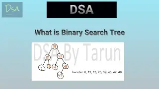 binary search tree in DSA in hindi