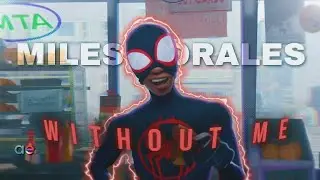 miles morales | without me | spiderman across the spider verse | alight motion📱 |@Jemartob.
