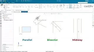 Derived Line in Sketching| NX Tutorial