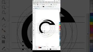 Letter C+C Logo Design in Coreldraw #shortvideo #logodesign