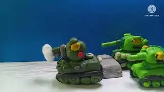 1 серия второго сезона подмога ТАНКОМУЛЬТ из пластилина