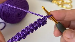 BAG HANDLE CROCHET / Easy Crochet Bag Handle Tutorial / Crochet Cord / Çanta Sapı Yapımı