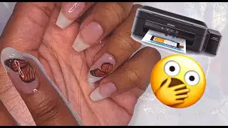 Printer Paper Nails!?!|| DIY Nails (Kiss Nail Kit)|| China J