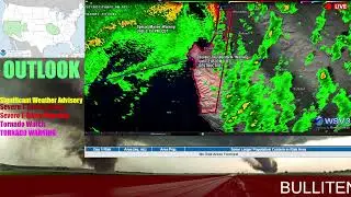 DESTRUCTIVE Severe T-Storm Warning CA 3/21/23 (KCDU FM) EAS