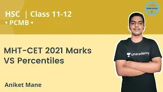 MHT-CET 2021 Marks VS  Percentiles | PCMB | Junior College MH Boards | Aniket Mane
