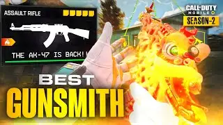 I Found The BEST *Ak47* Gunsmith For SEASON 2 🔥 | CODM BR GAMEPLAY !! 