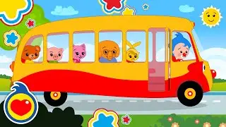 The Wheels on the Bus 🚍 (WOB) Kids Songs ♫ Plim Plim - The Kindness Hero