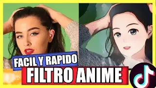 ✅ How to use the ANIME FILTER on TIKTOK | 🤯 ANIME FILTER APP | Tik Tok Tutorials | ANIME TIKTOK