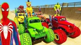 Spider-man Best Racing Mega Ramp Stunt Gameplay #spiderman #gta #gaming @deluxebattles7387