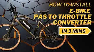 E-Bike PAS to Throttle converter to convert any pas enabled ebike to run on a throttle