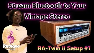 Stream Bluetooth to Your Vintage Stereo (Easy Setup)