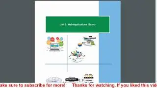 Web Applications Fundamentals