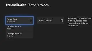 NEW XBOX ONE UPDATE - How to Set Up A Scheduled Theme Change! (Light/Dark Theme)