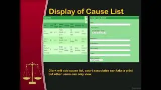 Software of District Judiciary