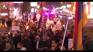 15.10.2021 В Ереване прошла антироссийская акция, участники которой оскорбляли Путина