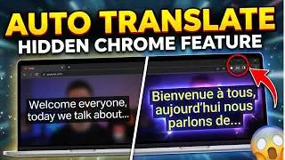 Chrome Hidden Feature: Auto Translate ANY Video ( how to )