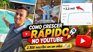 How to Grow Fast on YouTube (THOUSANDS OF SUBSCRIBERS)