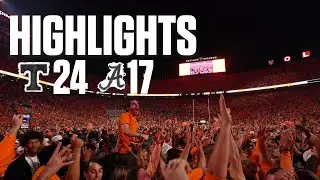 HIGHLIGHTS | No. 11 Vols 24, Alabama 17 (Oct. 19, 2024)