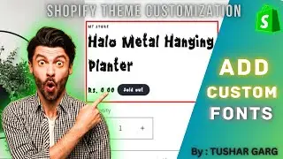 🔥 install custom fonts to a Shopify website in 3 easy steps with code #shopify