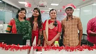Christmas celebration at office | 2022 | Corporate world🎄⛄🎅 #shorts #shortsvideo