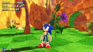 Sonic Green Hill Paradise Act 2: New PC First Recording Test