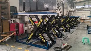 Lift table 4t capacity test, very smooth 👍