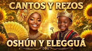 Cantos y rezos a los ORISHAS 🙏🏽🌻  ELEGGUA Y OSHUN  ❤️🖤 