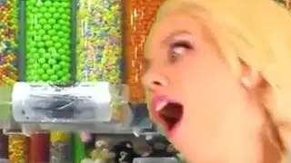 typical spiderman and elsa video but when spiderman is shown, pizza delivery theme is played