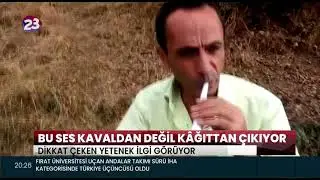 BU SES KAVALDAN DEĞİL KÂĞITTAN ÇIKIYOR