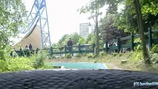 Wildwasserfahrt onride POV im Hansa Park