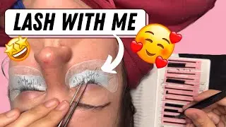 LASH WITH ME | Volume cat eye w/ a twist | Zee Lashes 🤩