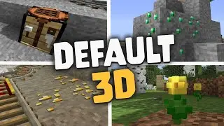 Default 3D 16x16 Texture Pack for Minecraft 1.18 | 3D Blocks + 3D Items | Download | Java