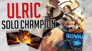 Battlerite Royale | Ulric Solo Champion Win - Turrets! (Closed Beta)