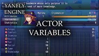 YEP.41 - Actor Variables - RPG Maker MV