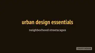id8 essentials: streetscapes