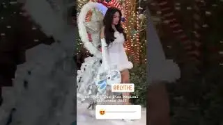 Ang fresh tingnan ni Andrea B. Bagay sa kanya yung outfit na Parol for Christmas Magicial 2023