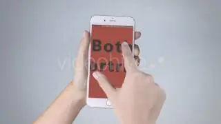Phone 7 Application Promo with Gestures After Effects Template