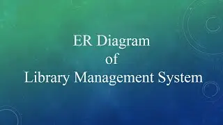 ER diagram - Library Management System