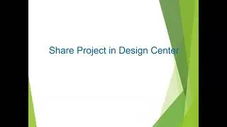 Share API Specification Project In DesignCenter