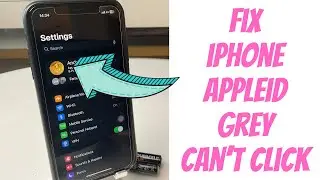 Fix iPhone AppleID Greyed Out Not working