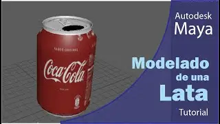 Autodesk Maya: modelado de una lata
