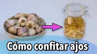 Cómo confitar ajos en aceite