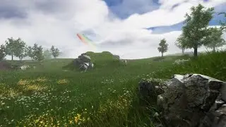 Rainbow Bridge | Unity Environment Design| Environment Design | Speed Level Design | Unity | HDRP