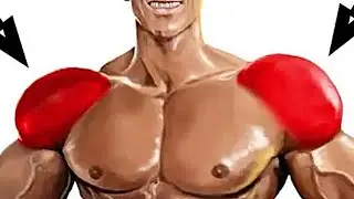 Gym for Man to Get Big Shoulders